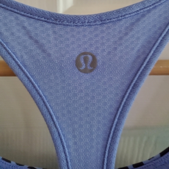 Lululemon All Sport Support Tank in Lullaby Ace Spot Lullaby Black size 8 - Picture 8 of 9